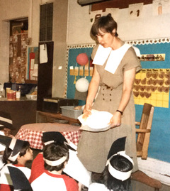 Teacher ZiaMia in the 90s